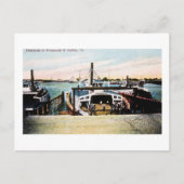 バージニア州ポーツマス & バークレーへのフェリー ポストカード (正面)