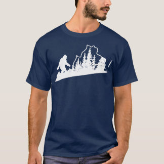 バージニア州マップギフト Tシャツ