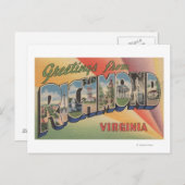 バージニア州リッチモンド – Large Letter Scenes ポストカード (正面/裏面)