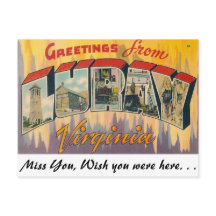 バージニア州ルレーからの挨拶