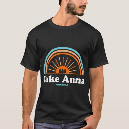 バージニア州レイクアンナの虹 Tシャツ (正面)