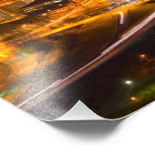 バージニア州ロアノークのダウンタウン フォトプリント            (角)