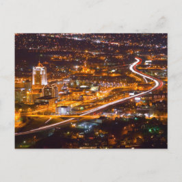 バージニア州ロアノークのダウンタウン ポストカード