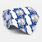 バージニア州旗の文字 ネクタイ (ロール)