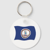 バージニア州旗キーチェーン キーホルダー (正面)