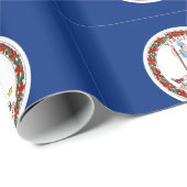 バージニア州旗シール ラッピングペーパー (ロールコーナー)