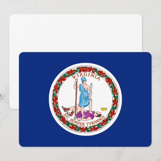 バージニア州旗デザイン (正面/裏面)