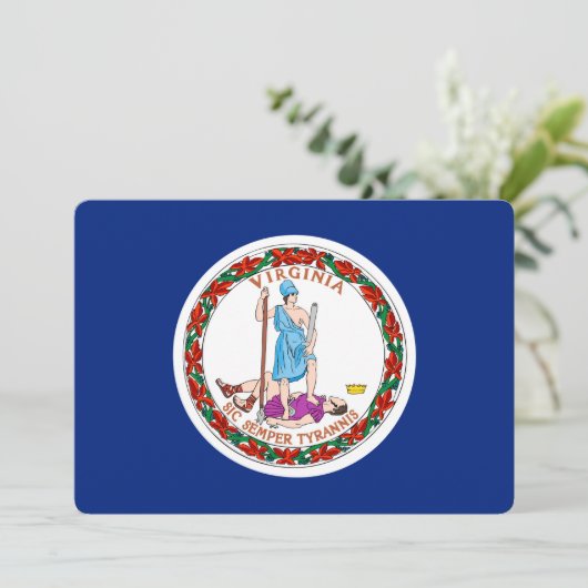 バージニア州旗デザイン (スタンド正面)