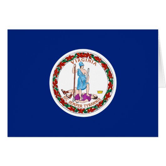 バージニア州旗デザイン (正面横)