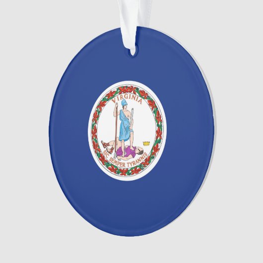 バージニア州旗デザイン オーナメント (正面)