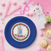 バージニア州旗デザイン ペーパープレート (パーティー)