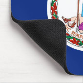 バージニア州旗デザイン マウスパッド (コーナー)