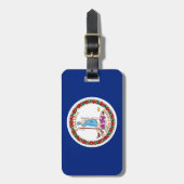 バージニア州旗デザイン ラゲッジタグ (正面縦)