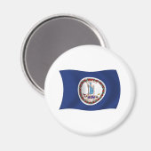 バージニア州旗マグネット マグネット (正面/裏面)