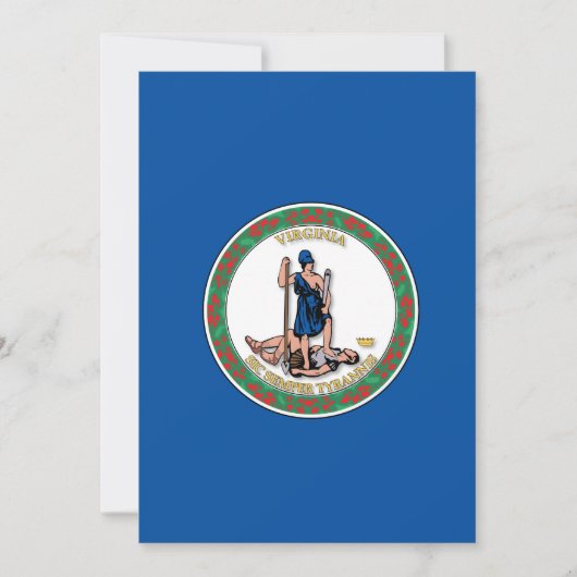 バージニア州旗州 (正面)