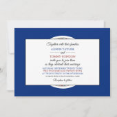 バージニア州旗結婚、バージニア州旗 招待状 (正面)