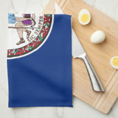 バージニア州旗 キッチンタオル (四つ折り)