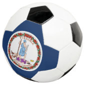 バージニア州旗 サッカーボール (3/4)