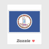 バージニア州旗 シール (シート)