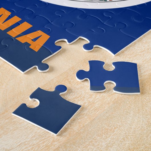 バージニア州旗 ジグソーパズル (側面)