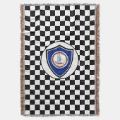 バージニア州旗 スローブランケット (正面縦)