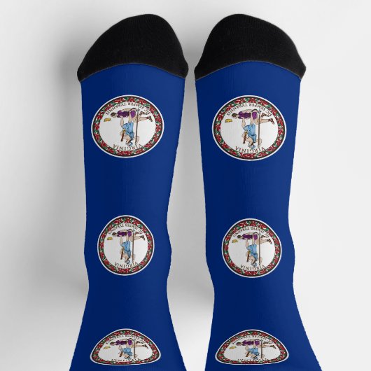 バージニア州旗 ソックス (上部)