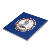 バージニア州旗 タイル (側面)