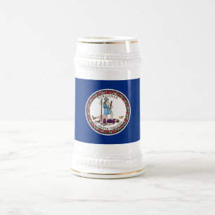 バージニア州旗 ビールジョッキ