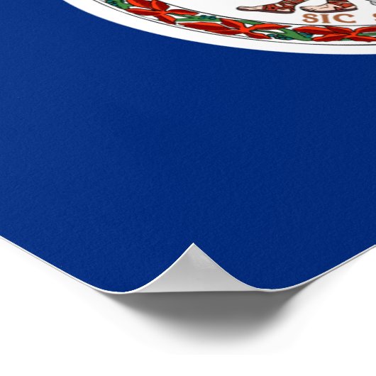 バージニア州旗 ポスター (角)