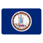 バージニア州旗 マグネット (横)