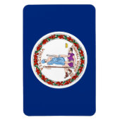 バージニア州旗 マグネット (縦)