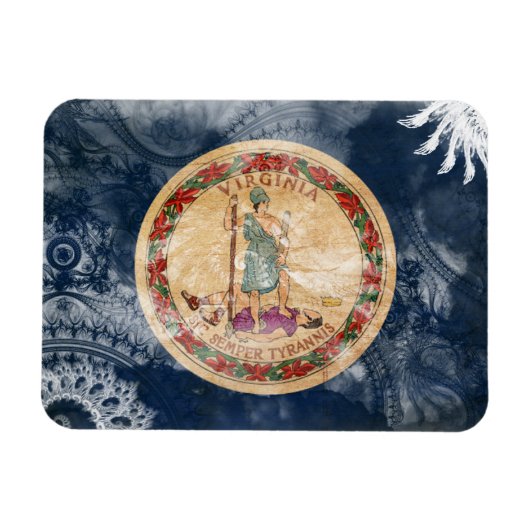バージニア州旗 マグネット (横)