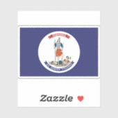 バージニア州旗（1861年～1865年） シール (シート)