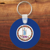 バージニア州旗USA キーホルダー (裏面)