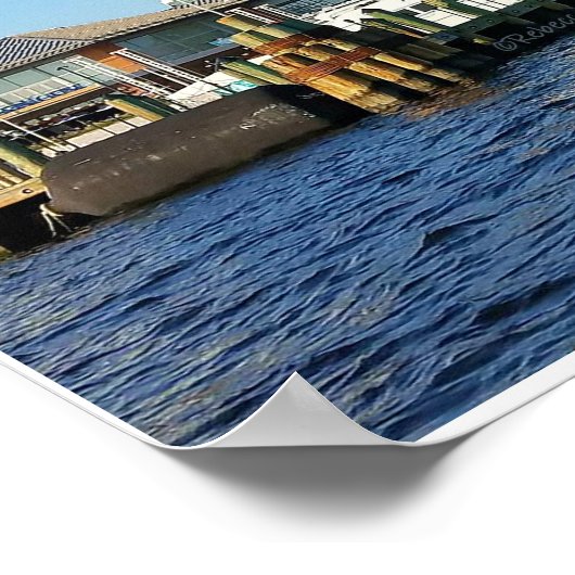 バージニア州水辺地区ノーフォーク ポスター (角)