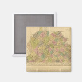 バージニア州（アメリカ） マグネット (正面/裏面)