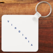 バージニア州 キーホルダー (裏面)