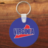 バージニア州 キーホルダー (正面)