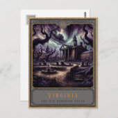 バージニア州 |ゴシック様式の絵葉書 ポストカード (正面/裏面)