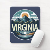 バージニア州，米国 マウスパッド (マウス)