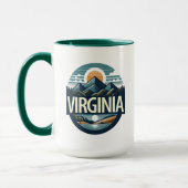 バージニア州,米国 マグカップ (左)