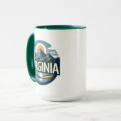 バージニア州,米国 マグカップ (正面左)
