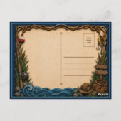 バージニア州　釣りへ行く　チョウザメ ポストカード (裏面)
