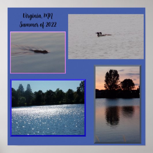 バージニア州MNレイクポスター ポスター (正面)