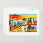 バージニア州VAオールドヴィンテージ旅行はがき –  ポストカード (正面/裏面)