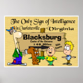 バージニア工科大学とバージニア州の対抗戦 ポスター (正面)