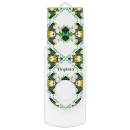 バージニア抽象芸術イースター卵パターンパーソナライズされた～ USBフラッシュドライブ