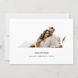 バージニア日付写真カードの保存 セーブザデート