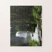 バージニア滝アットグレイシャナショナルパーク ジグソーパズル (縦)