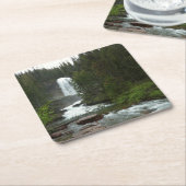 バージニア滝アットグレイシャナショナルパーク スクエアペーパーコースター (アングル)